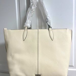 Fabulous REBECCA MINKOFF Sherry tote in antique white. NWT includes dust bag.